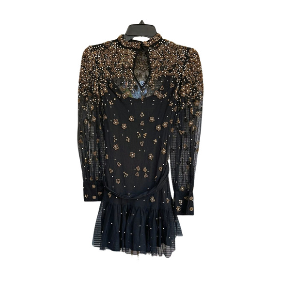 Farm Rio Black Dress - Size XXS - NWT - Picture 2 of 8